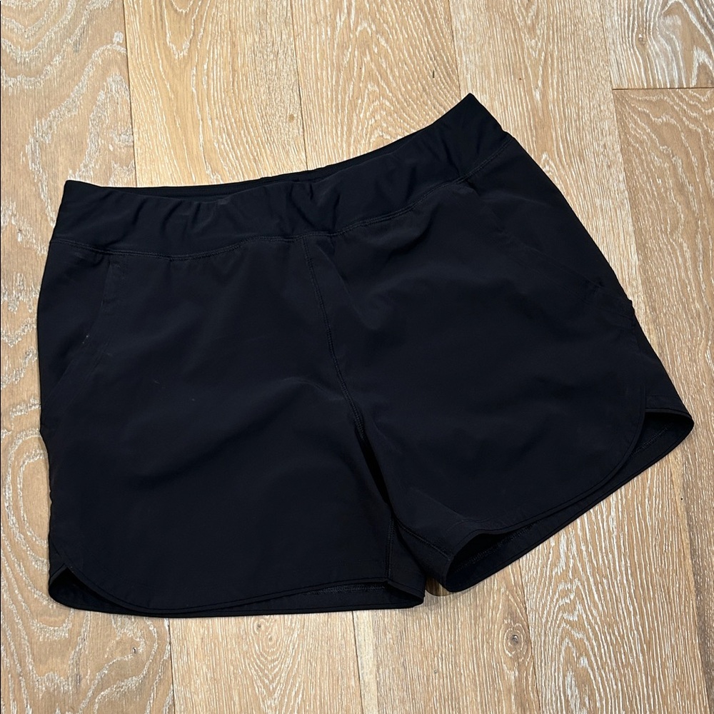 Lands' End Black Swim Shorts